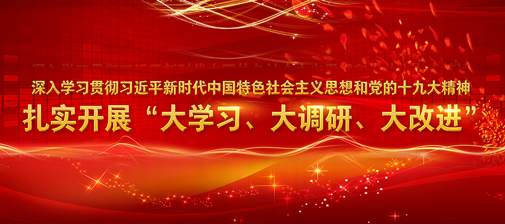 扎实开展“大学习、大调研、大改进”